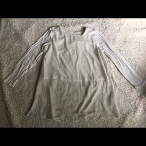 Girls Flowy White Top